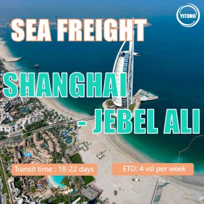 Sea Cargo From Shanghai To Jebel Ali, UAE