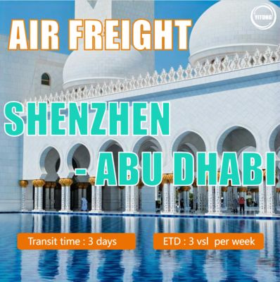 Air Freight Shipping From Shenzhen To Abu Dhabi AUH
