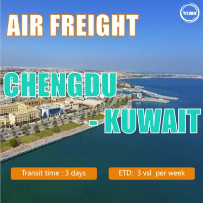 Air Cargo Freight From Chengdu To Kuwait KWI